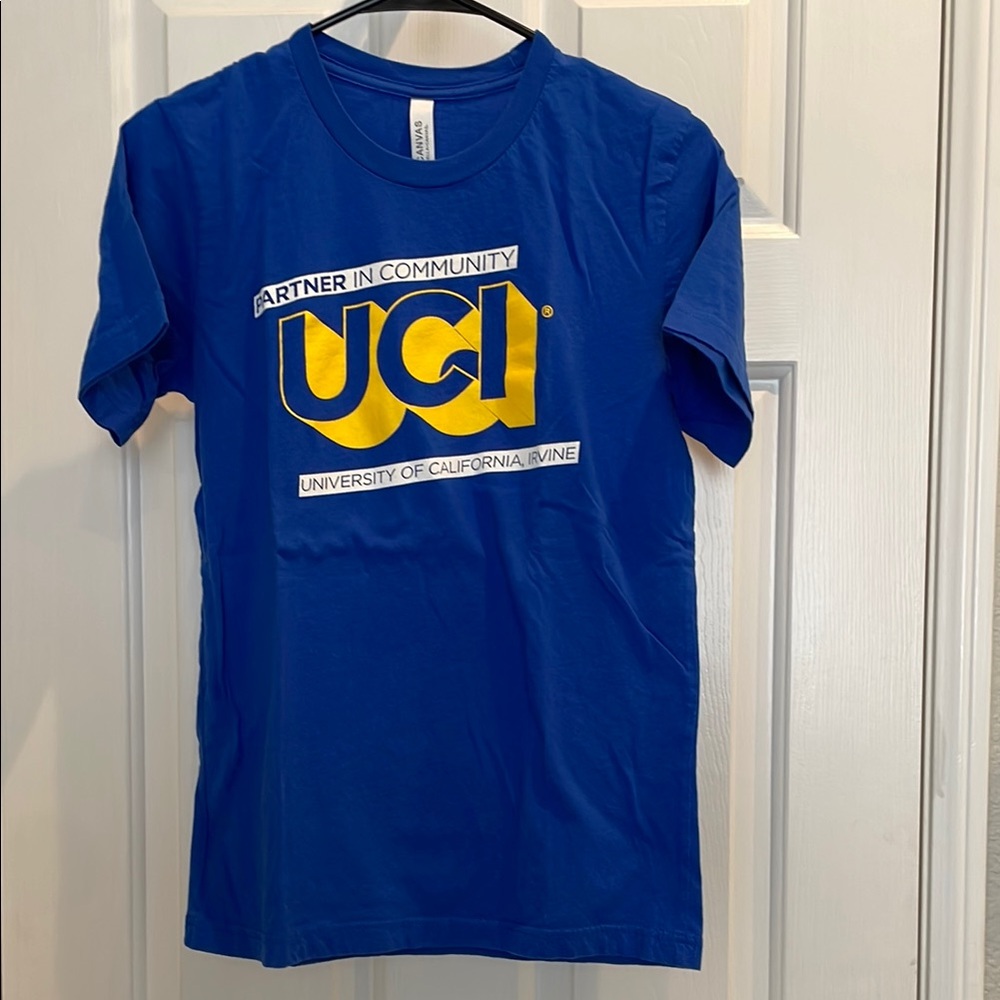UCI “Partner In Community” (UC Irvine) T-shirt by Canvas in Unisex Adult Small
